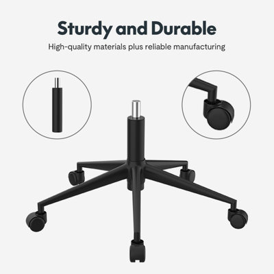 FlexiSpot U-shaped Design Support Ergonomic Office Chair Light Brown