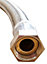 Flexitaly 40cm Large Bore 3/4 x 3/4 Inch Flexible Hose Pipe Pump Water Connector Female