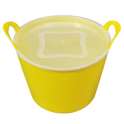 Wham 40 Litre Square Flexi Tub Storage Basket – Grey, 43cm High, UK Made-962925