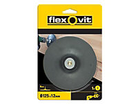 Flexovit 63642556833 Backing Pad For Drill Mount 125mm FLV56833