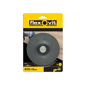 Flexovit 63642556833 Backing Pad For Drill Mount 125mm FLV56833