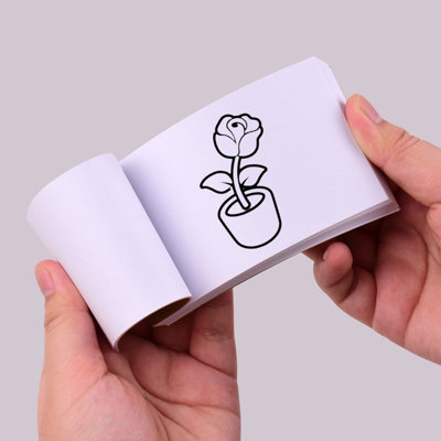 Flip book kit with light pad for drawing, tracing, animation, sketching, cartoon creation