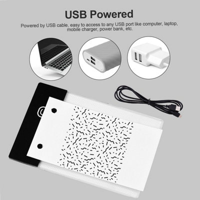Flip book kit with light pad for drawing, tracing, animation, sketching, cartoon creation