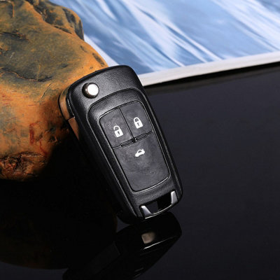 Flip Folding Remote 3 Buttons Key Fob Shell Case For Vauxhall Opel Zafira Astra Insignia Holden