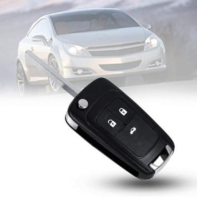 Flip Folding Remote 3 Buttons Key Fob Shell Case For Vauxhall Opel Zafira Astra Insignia Holden
