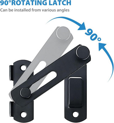 Flip Latch Gate LatchesSUS304 Stainless Steel Gate Hardware Safety Door ...