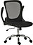 Flip Mesh Executive Chair with fold up armrests for space saving, gas lift height adjustment and seat tilt function