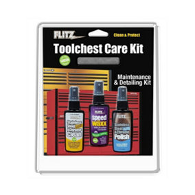 Flitz Tool Box Cleaning Kit Safe On Stainless Steel Chrome And Painted Surfaces