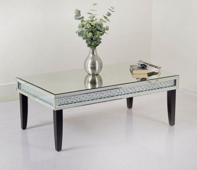 Crystal deals mirrored furniture