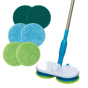 Floating Mop - Motorised Cordless & Rechargeable Spinning Mop