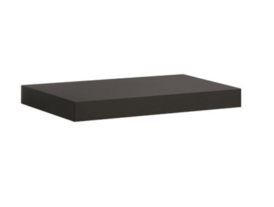Floating Shelf Kit, Luna Black, 44.5x25x5cm
