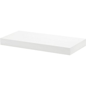 Floating Shelf Kit, Satin White, 57x25x5cm