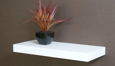 Floating Shelf Kit, Satin White, 57x30x5cm