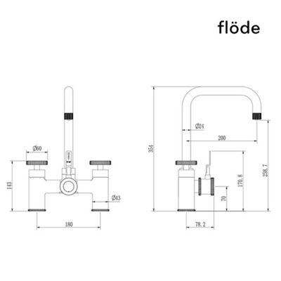 flode kraft Industrial Bridge Style 3 in 1 Instant Boiling Tap Polished ...