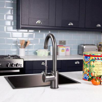 flode kraft Solo Industrial Style Single Lever 3 in 1 Instant Boiling ...
