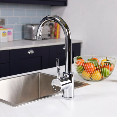 flode kraft Solo Industrial Style Single Lever 3 in 1 Instant Boiling ...