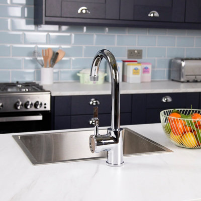 flode kraft Solo Industrial Style Single Lever 3 in 1 Instant Boiling ...