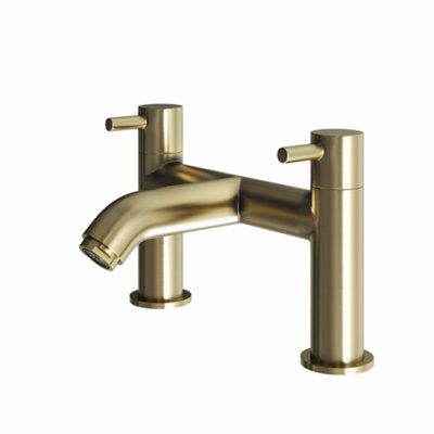 Flode Kumla Bath Filler - Brushed Brass