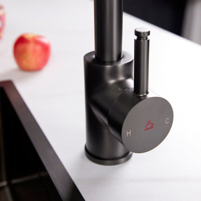 flode Solo Single Lever 3 in 1 Instant Boiling Tap Gun Metal Finish