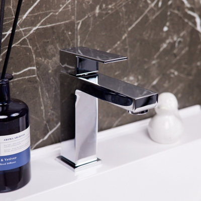 Flode Takern Mono Basin Mixer Tap Polished Chrome Finish
