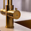flode tre 3 in 1 Instant Boiling Tap Brushed Brass Finish