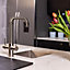 flode Vier 4 in 1 Instant Boiling & Filtered Cold Water Tap Brushed Nickel Finish