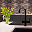 flode Vier 4 in 1 Instant Boiling & Filtered Cold Water Tap Matt Black Finish