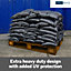 FLOOD DEFENCE Heavy Duty Sandbags - Black  - UV Protected - Unfilled - Industrial Grade