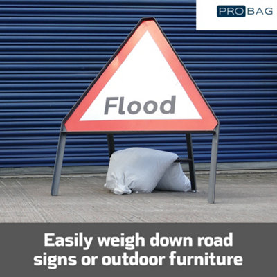 FLOOD DEFENCE Heavy Duty Sandbags - White  - UV Protected - Unfilled - Industrial Grade