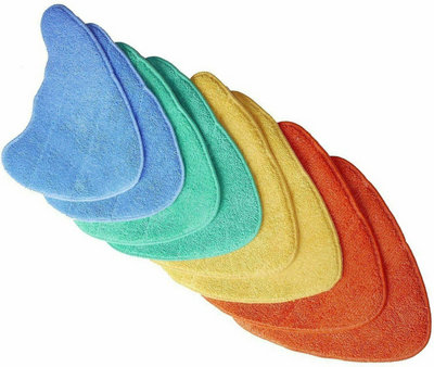 SPARES2GO 2 Panni In Microfibra Di Ricambio Per Pulitori A Vapore Vax S7, S7-A, Duet Master E Total Home - Lavabili In Lavatrice - 4
