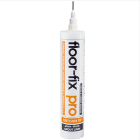 Floor-Fix Pro Superior Strength Adhesive - Fix Loose Tiles & Hollow Wood Floors - Includes Patented Syringe Tip  (1)