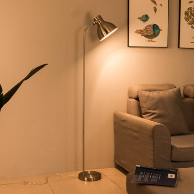 Simple designs floor lamp with 2024 reading light