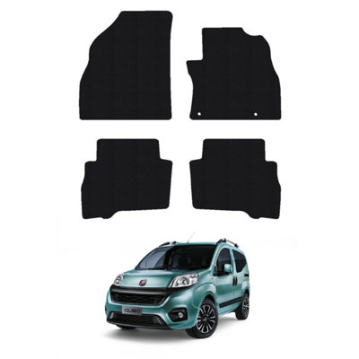 Floor Mats for Fiat Qubo (2008+) Carpet Tailored Fit Van Mat Set Anti-Slip