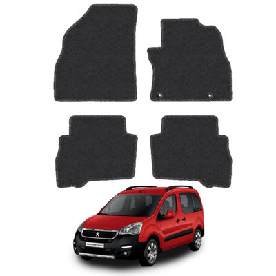 Floor Mats for Peugeot Bipper Teepee (2008+) Carpet Tailored Fit Van Mat Set