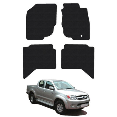 Floor Mats for Toyota Hilux (2005-2011) Carpet Tailored Fit Van Mat Set 4 Pieces