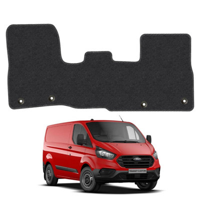 Floor Mats Ford Transit Custom 2013+ Manual Tailored Carpet Colour Trim Floor Mat