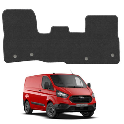 Floor Mats Ford Transit Custom 2013+ Manual Tailored Carpet Colour Trim Floor Mat