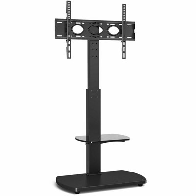 Floor Pedestal TV Stand Upto 55inch TV Black