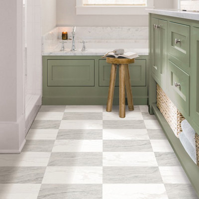 Floor Pops Bonneville Beige Self Adhesive Vinyl Floor Tiles Pack of 10 (0.93sqm)