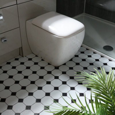 Floor Pops Hudson Self Adhesive Vinyl Floor Tiles Pack of 10 (0.93sqm)