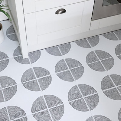 Floor Pops Luminary Self Adhesive Vinyl Floor Tiles Pack of 10 (0.93sqm)