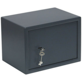 Floor / Shelf Mounted Security Safe - 2 Keys - 350 x 250 x 250mm Dual Bolt Lock