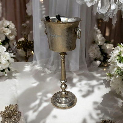 Floor Standing Champagne Bucket - L32 x W32 x H79 cm