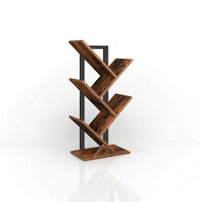 Floor Standing Tree Bookcase - Display Shelf for Books