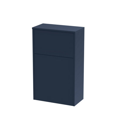 Floor Standing WC Toilet Unit (Pan & Cistern Not Included), 500mm - Midnight Blue