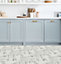 Floor Tile Carrara Marble 30.5x30.5cm Mono 10 Tiles Per Pack