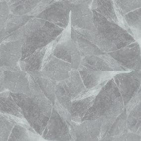 Floor Tile Marble 30.5x30.5cm Grey 10 Tiles Per Pack