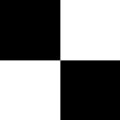 Floor Tile Plain 30.5x30.5cm Black & White 10 Tiles Per Pack