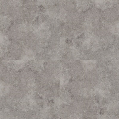 Floor Tile Textured Plain 30.5x30.5cm Grey 10 Tiles Per Pack