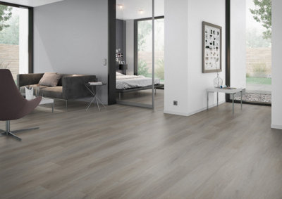 Flooring Hut Burleigh 55 - Washed Grey Oak - Only 18.99 per m2